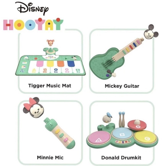 Disney Hooyay "Rock n Swap" Music Band Set Early Learning 18 M-5 Yrs NIB - Picture 2 of 11